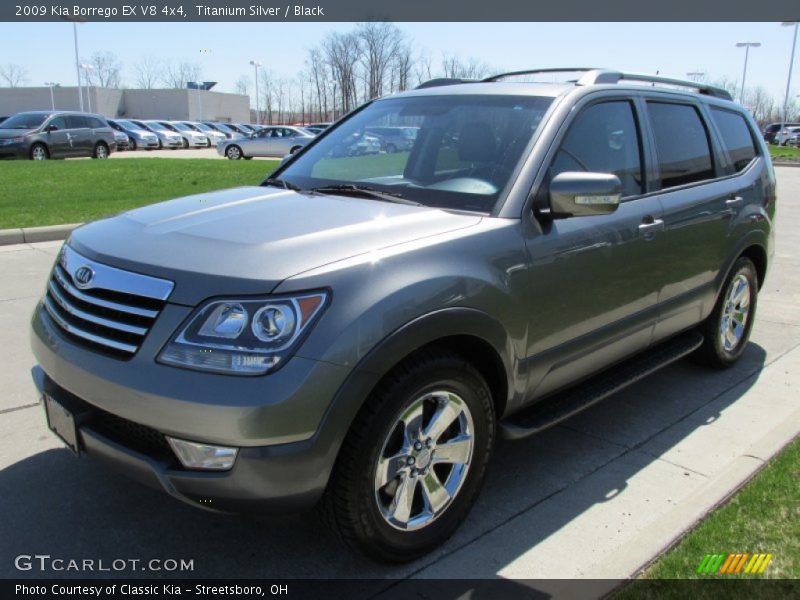 Titanium Silver / Black 2009 Kia Borrego EX V8 4x4