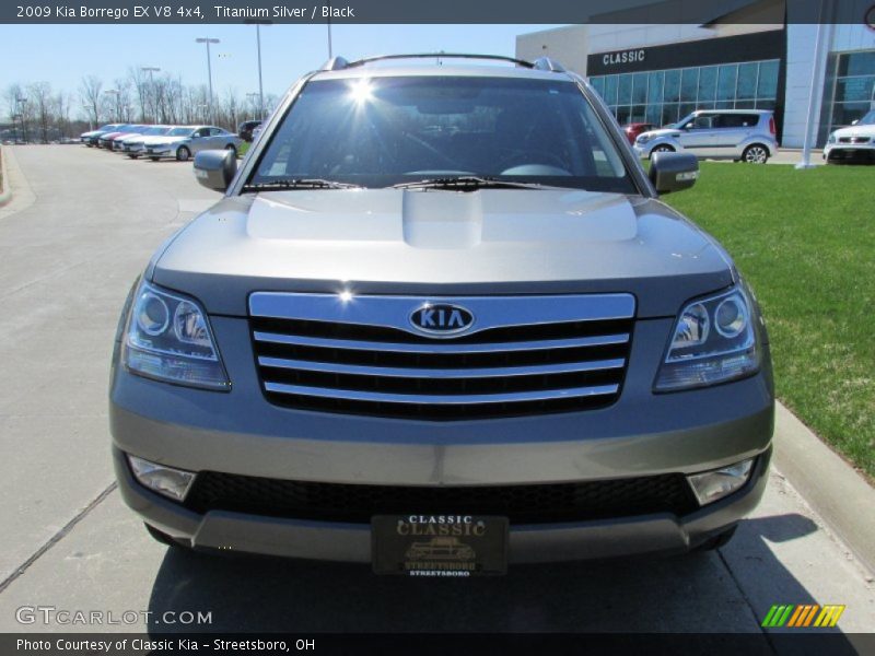 Titanium Silver / Black 2009 Kia Borrego EX V8 4x4