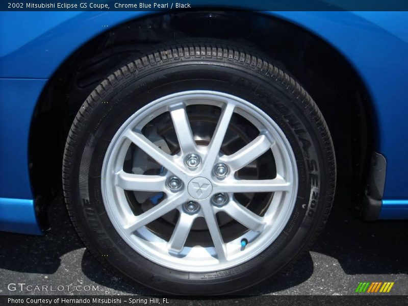 Chrome Blue Pearl / Black 2002 Mitsubishi Eclipse GS Coupe