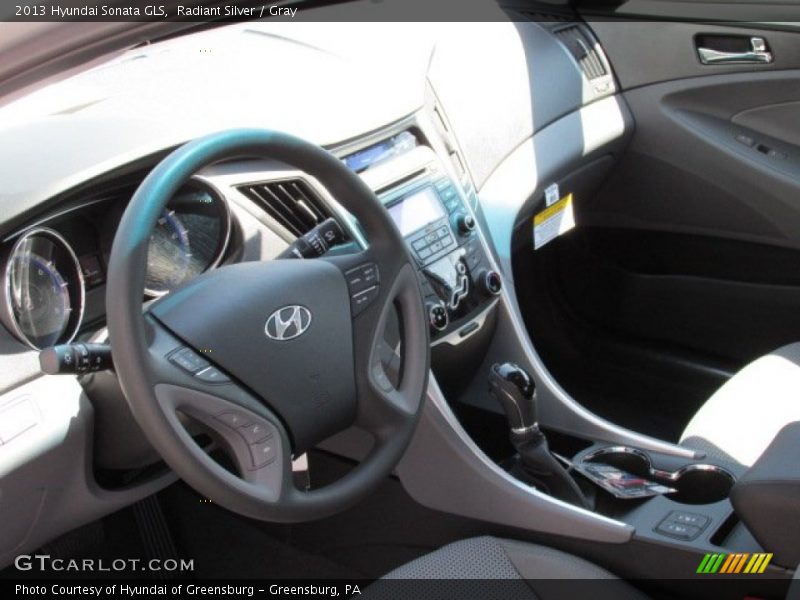 Radiant Silver / Gray 2013 Hyundai Sonata GLS