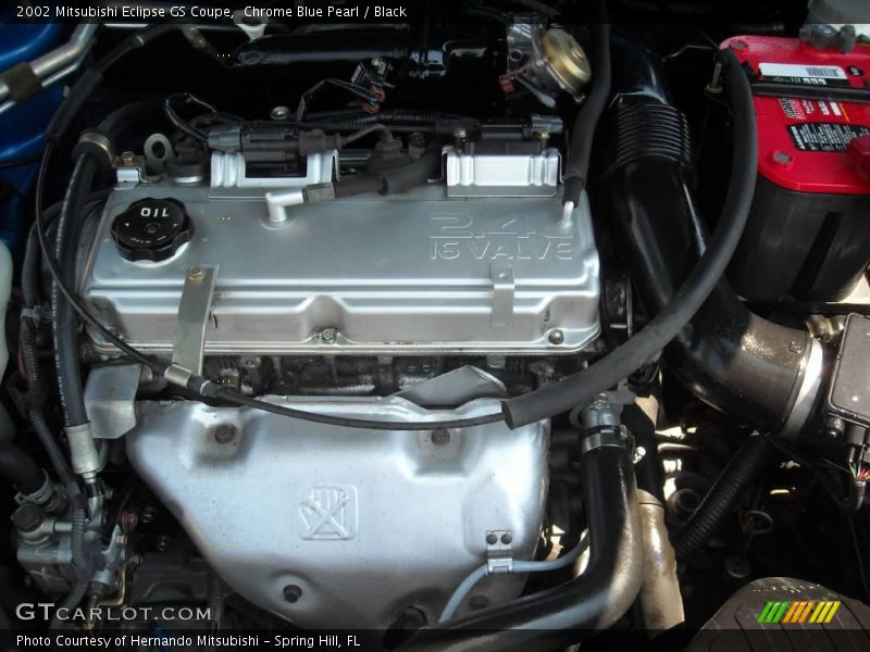 Chrome Blue Pearl / Black 2002 Mitsubishi Eclipse GS Coupe