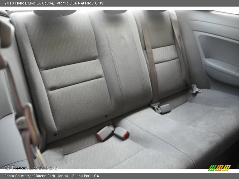 Atomic Blue Metallic / Gray 2010 Honda Civic LX Coupe