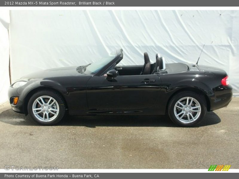  2012 MX-5 Miata Sport Roadster Brilliant Black