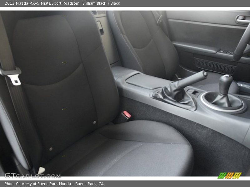 Brilliant Black / Black 2012 Mazda MX-5 Miata Sport Roadster