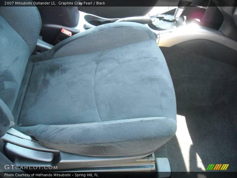 Graphite Gray Pearl / Black 2007 Mitsubishi Outlander LS