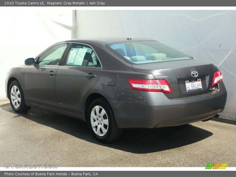 Magnetic Gray Metallic / Ash Gray 2010 Toyota Camry LE