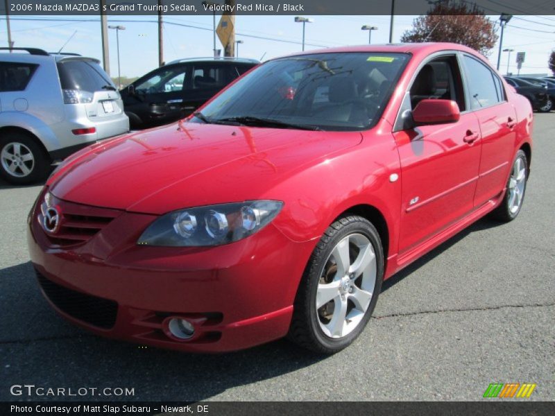 Velocity Red Mica / Black 2006 Mazda MAZDA3 s Grand Touring Sedan
