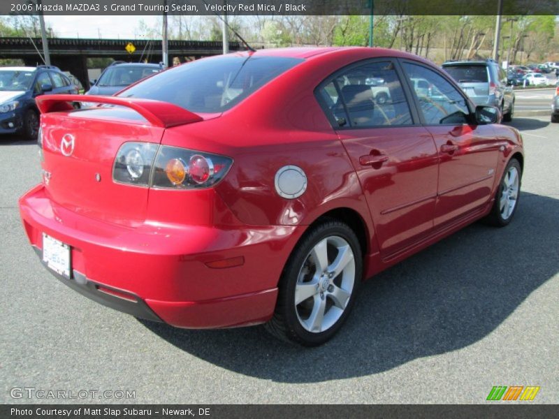 Velocity Red Mica / Black 2006 Mazda MAZDA3 s Grand Touring Sedan