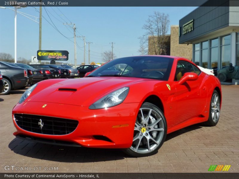 Red / Cuoio 2010 Ferrari California