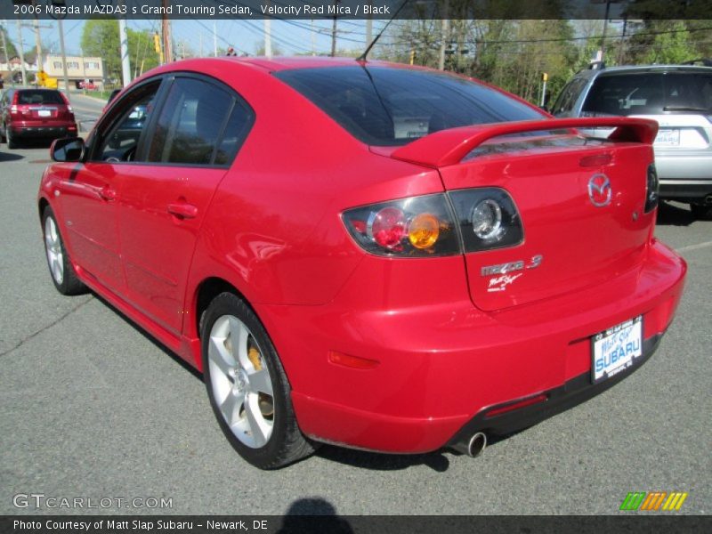 Velocity Red Mica / Black 2006 Mazda MAZDA3 s Grand Touring Sedan