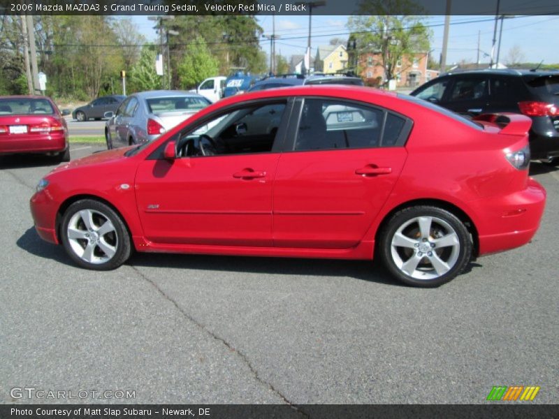 Velocity Red Mica / Black 2006 Mazda MAZDA3 s Grand Touring Sedan