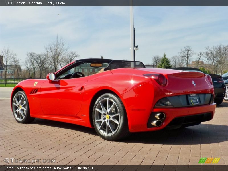 Red / Cuoio 2010 Ferrari California