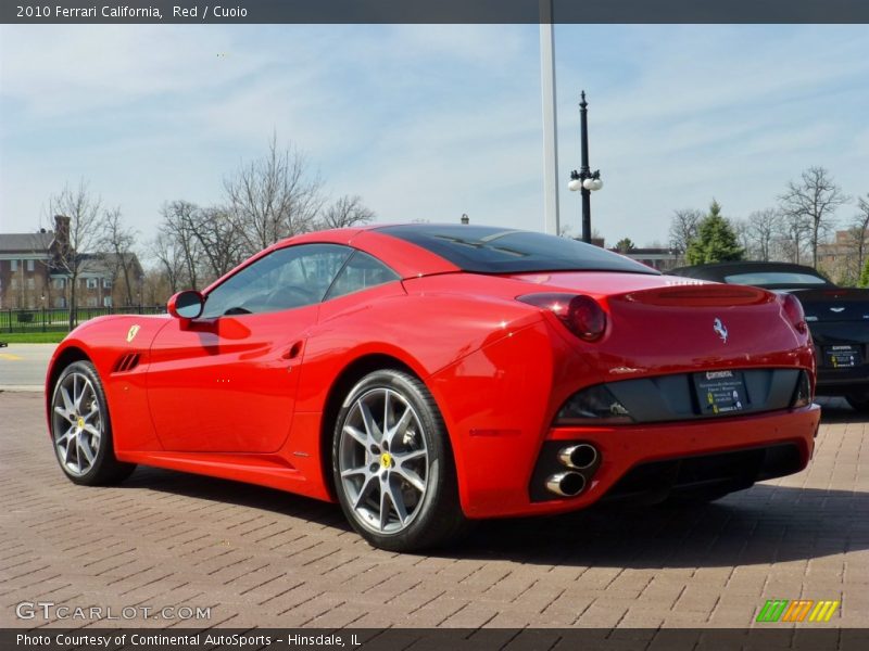 Red / Cuoio 2010 Ferrari California