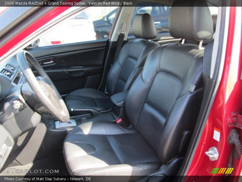 Velocity Red Mica / Black 2006 Mazda MAZDA3 s Grand Touring Sedan