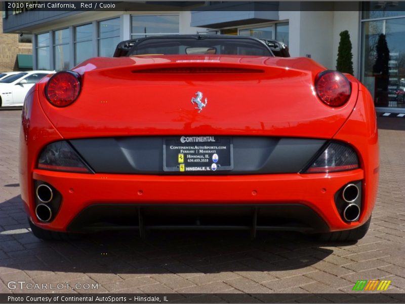 Red / Cuoio 2010 Ferrari California