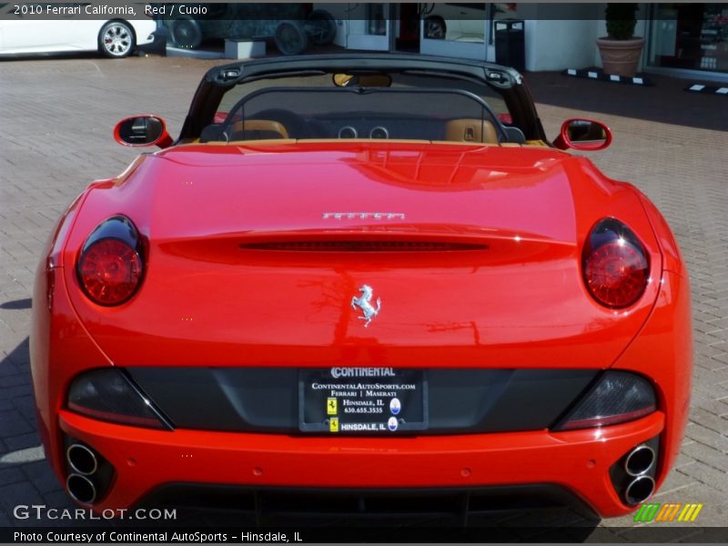 Red / Cuoio 2010 Ferrari California