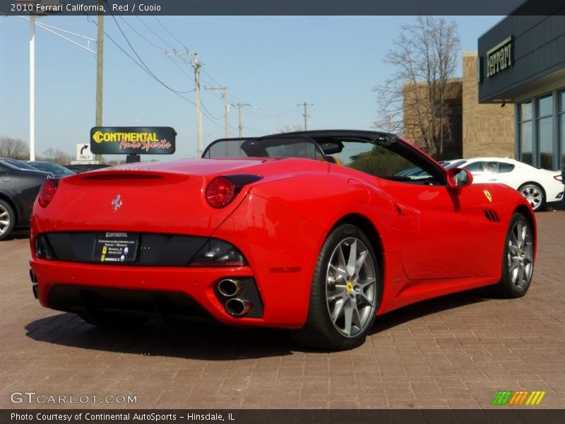 Red / Cuoio 2010 Ferrari California