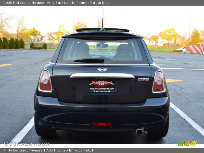 Astro Black Metallic / Lounge Carbon Black 2008 Mini Cooper Hardtop