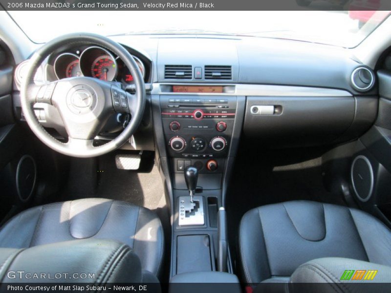 Velocity Red Mica / Black 2006 Mazda MAZDA3 s Grand Touring Sedan