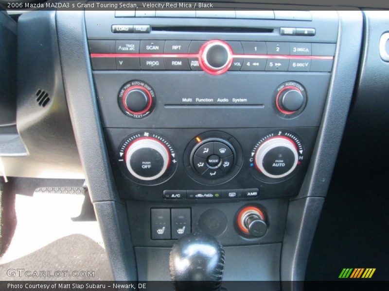 Velocity Red Mica / Black 2006 Mazda MAZDA3 s Grand Touring Sedan