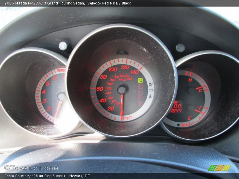 Velocity Red Mica / Black 2006 Mazda MAZDA3 s Grand Touring Sedan