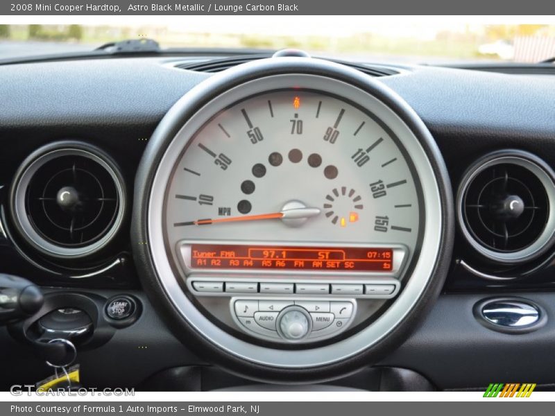 Astro Black Metallic / Lounge Carbon Black 2008 Mini Cooper Hardtop