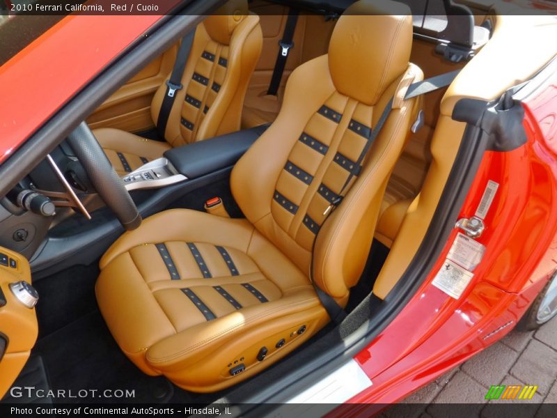 Front Seat of 2010 California 