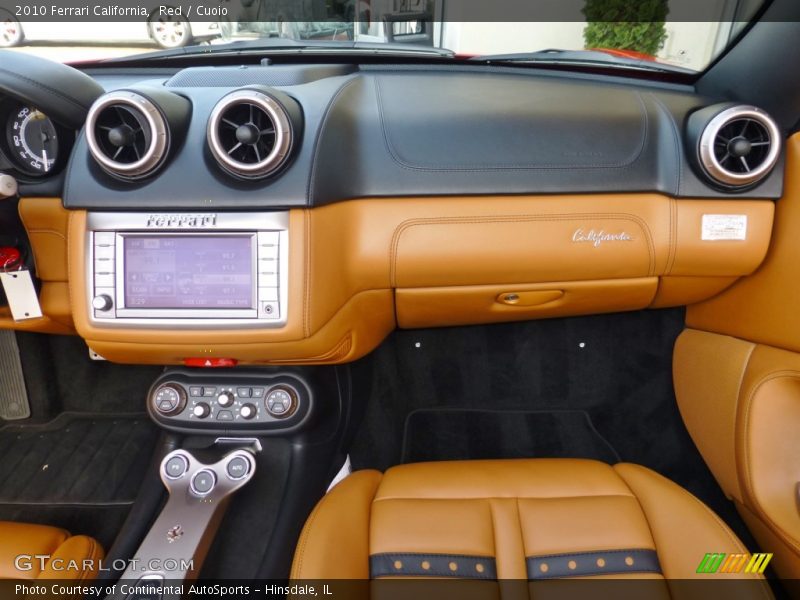 Dashboard of 2010 California 