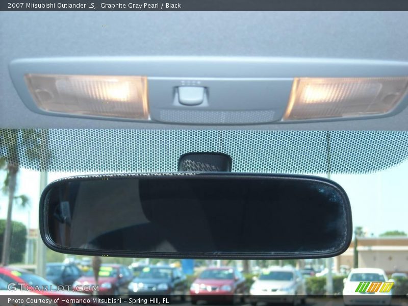 Graphite Gray Pearl / Black 2007 Mitsubishi Outlander LS