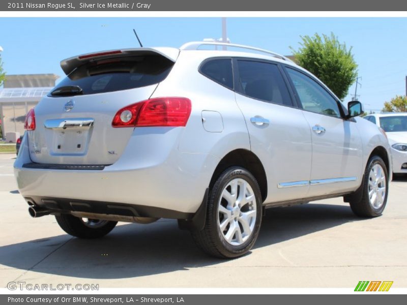 Silver Ice Metallic / Gray 2011 Nissan Rogue SL