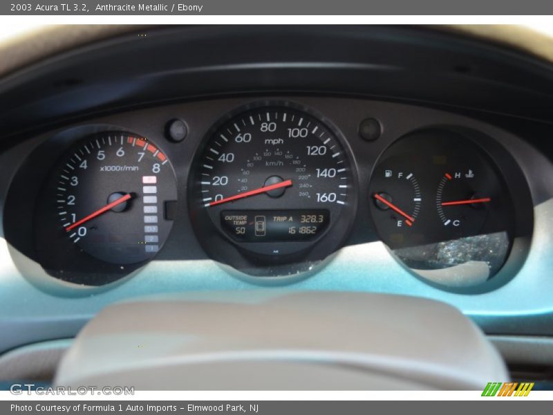 Anthracite Metallic / Ebony 2003 Acura TL 3.2