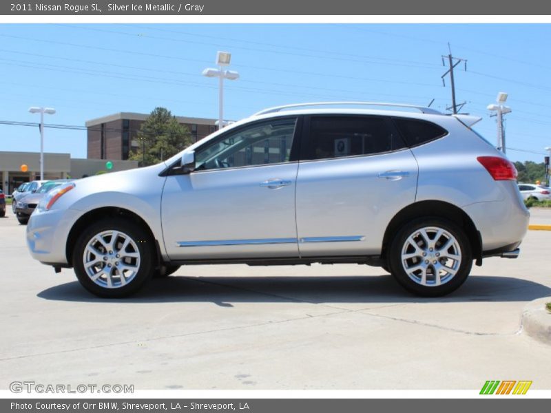 Silver Ice Metallic / Gray 2011 Nissan Rogue SL