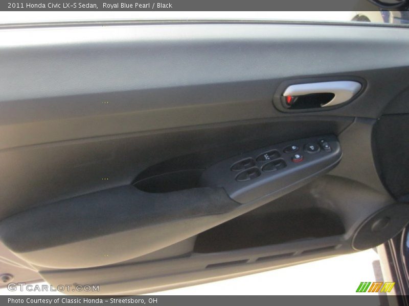 Royal Blue Pearl / Black 2011 Honda Civic LX-S Sedan