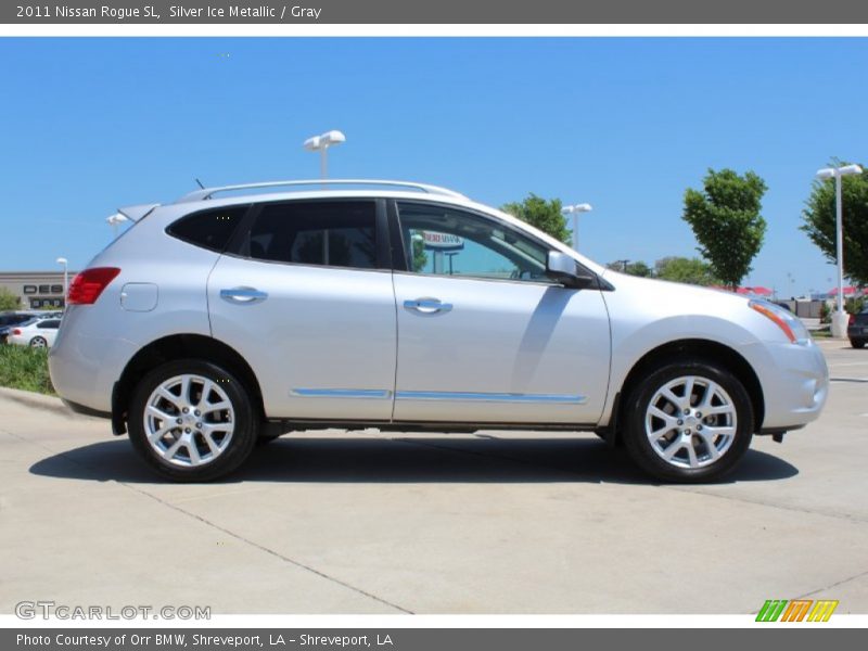 Silver Ice Metallic / Gray 2011 Nissan Rogue SL