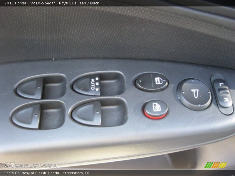 Royal Blue Pearl / Black 2011 Honda Civic LX-S Sedan