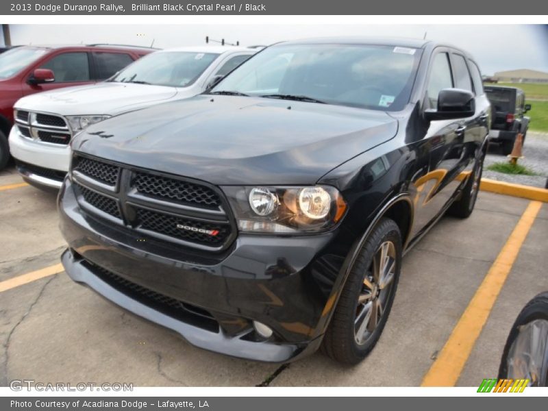 Brilliant Black Crystal Pearl / Black 2013 Dodge Durango Rallye