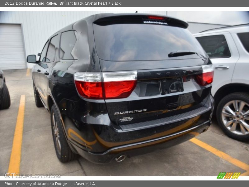 Brilliant Black Crystal Pearl / Black 2013 Dodge Durango Rallye