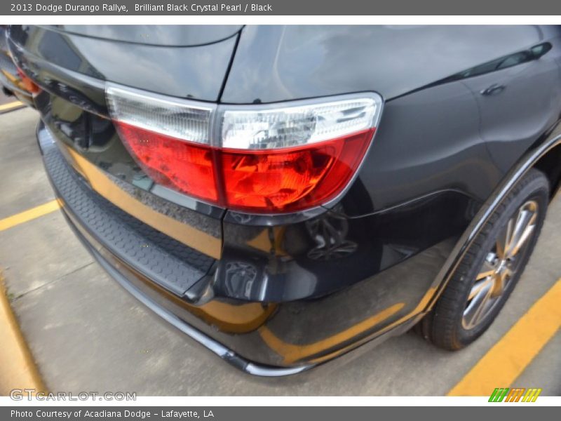 Brilliant Black Crystal Pearl / Black 2013 Dodge Durango Rallye