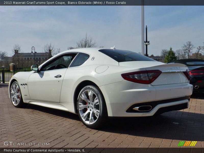 Bianco Eldorado (White) / Rosso Corallo 2013 Maserati GranTurismo Sport Coupe