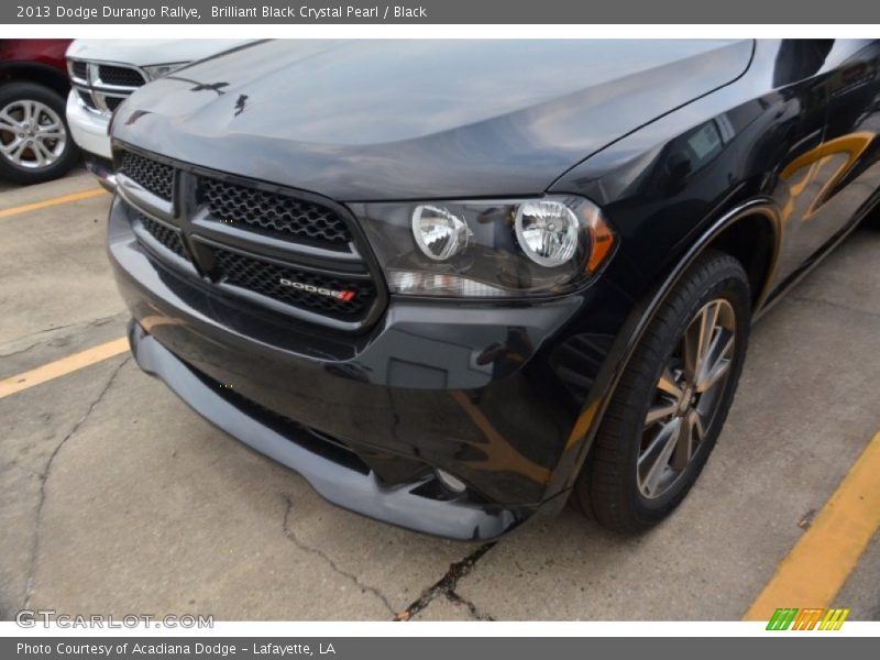 Brilliant Black Crystal Pearl / Black 2013 Dodge Durango Rallye