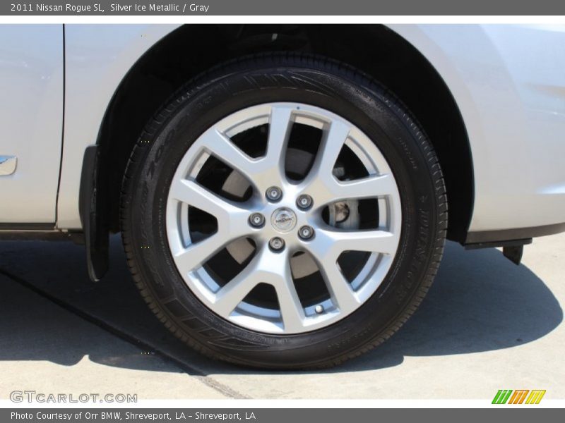 Silver Ice Metallic / Gray 2011 Nissan Rogue SL