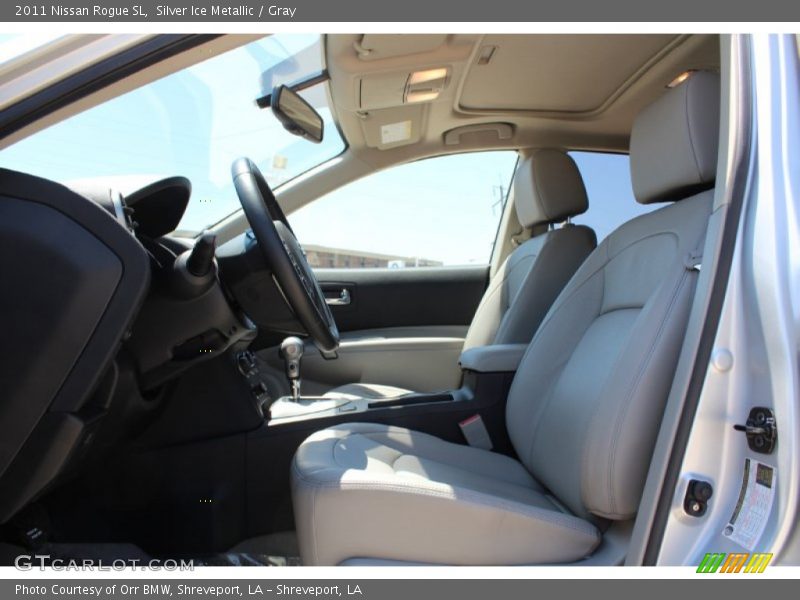 Silver Ice Metallic / Gray 2011 Nissan Rogue SL