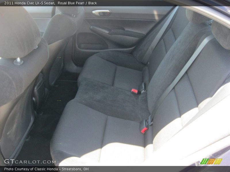 Royal Blue Pearl / Black 2011 Honda Civic LX-S Sedan