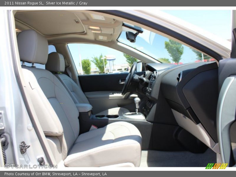 Silver Ice Metallic / Gray 2011 Nissan Rogue SL