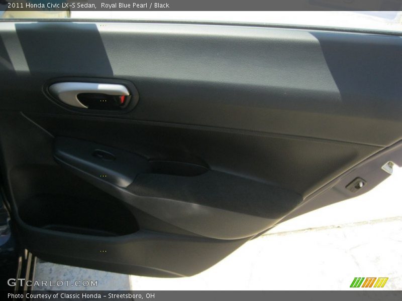 Royal Blue Pearl / Black 2011 Honda Civic LX-S Sedan