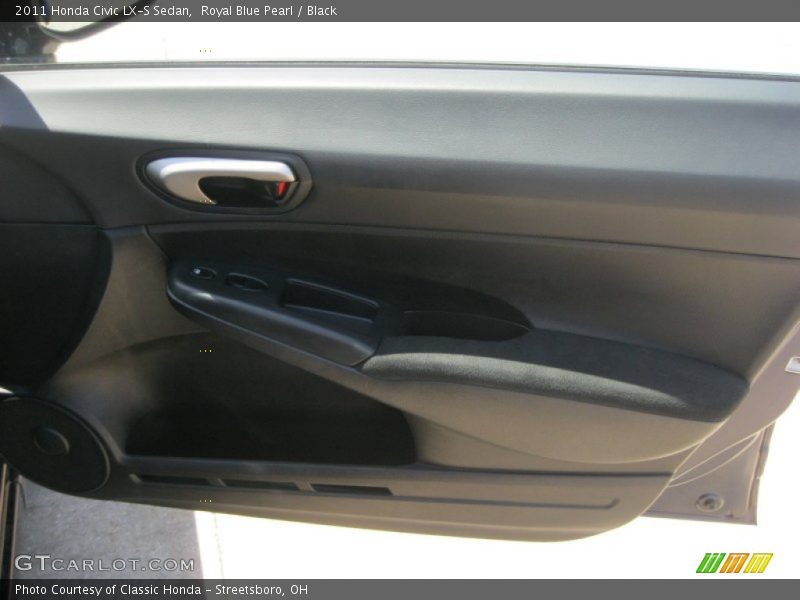 Royal Blue Pearl / Black 2011 Honda Civic LX-S Sedan