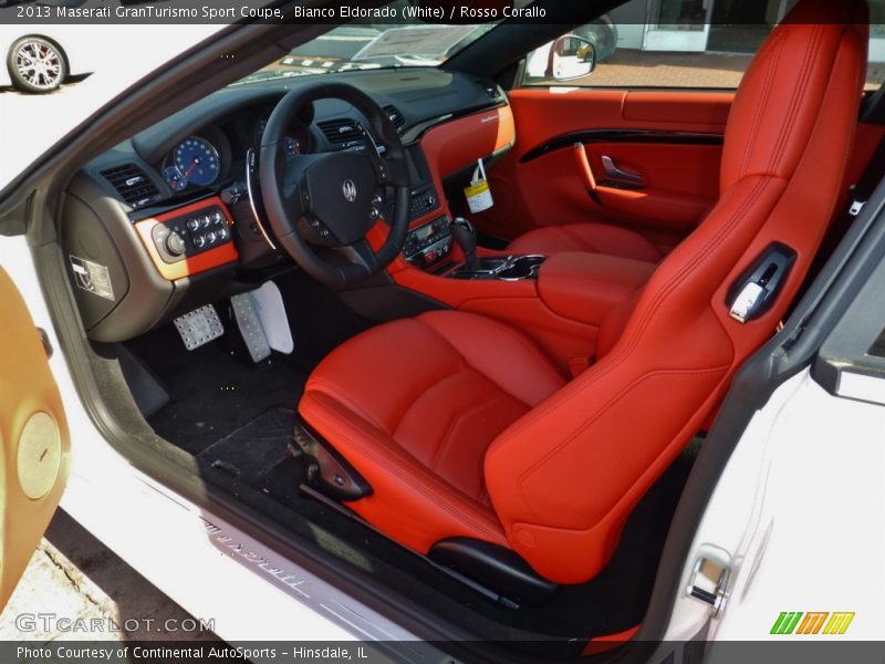  2013 GranTurismo Sport Coupe Rosso Corallo Interior