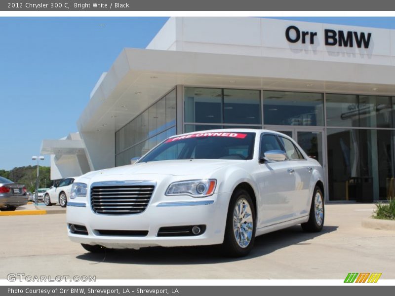 Bright White / Black 2012 Chrysler 300 C
