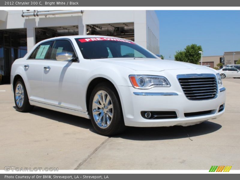 Bright White / Black 2012 Chrysler 300 C