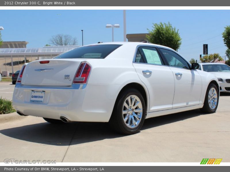 Bright White / Black 2012 Chrysler 300 C